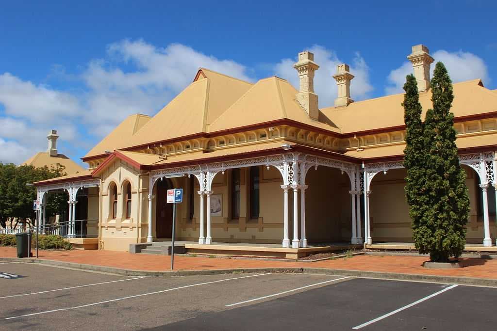 Armidale railway station opened in 1883.