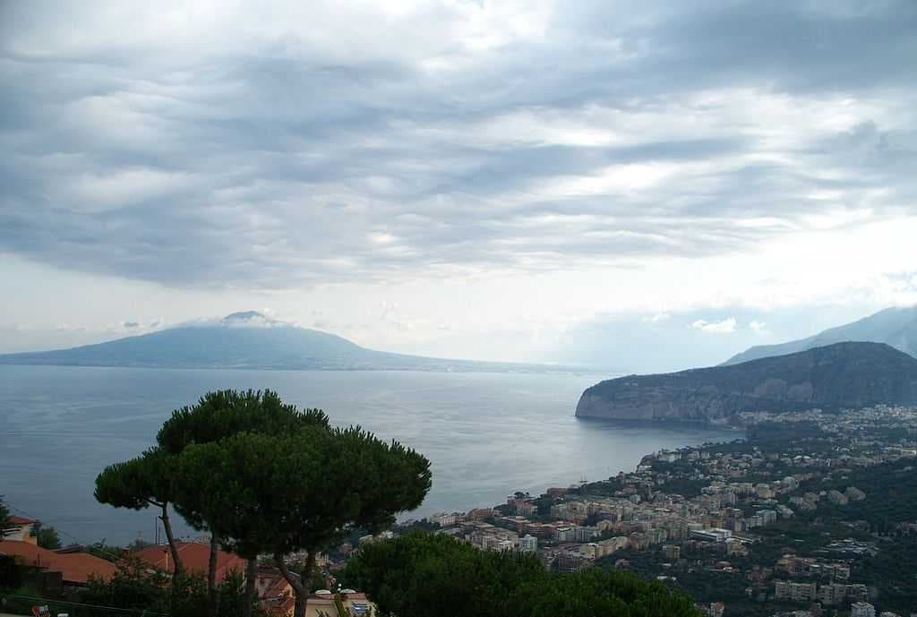 View of Vesuvius from Sorrento