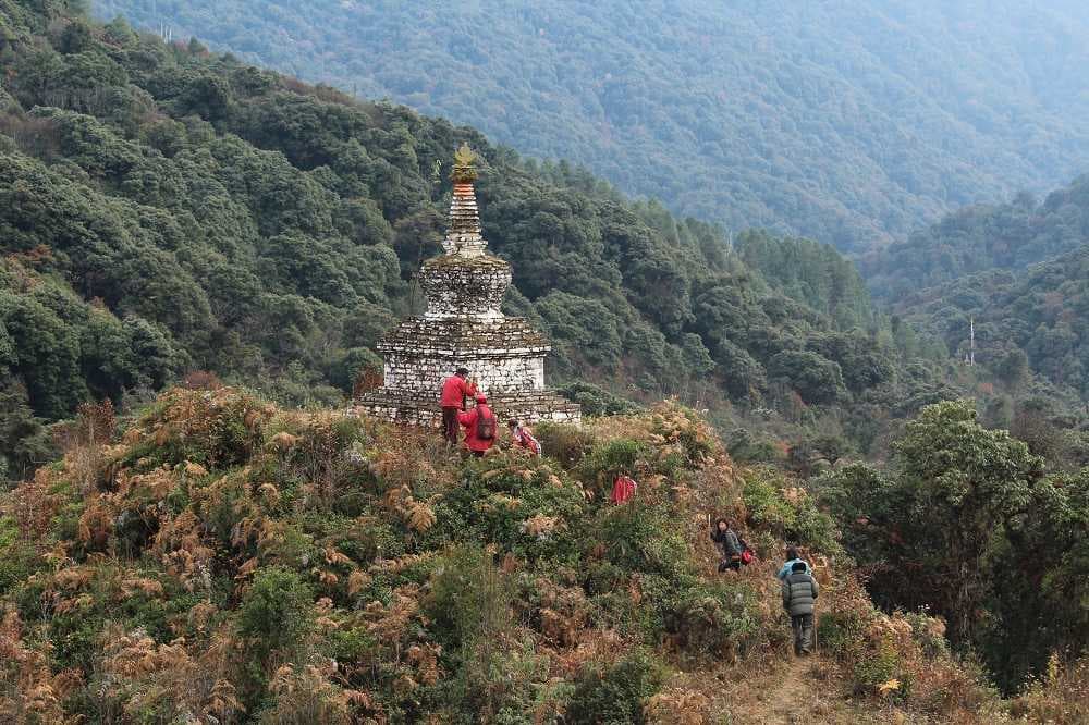 Aja Ney is a Sacred Cave in Ngatsang, Mongar