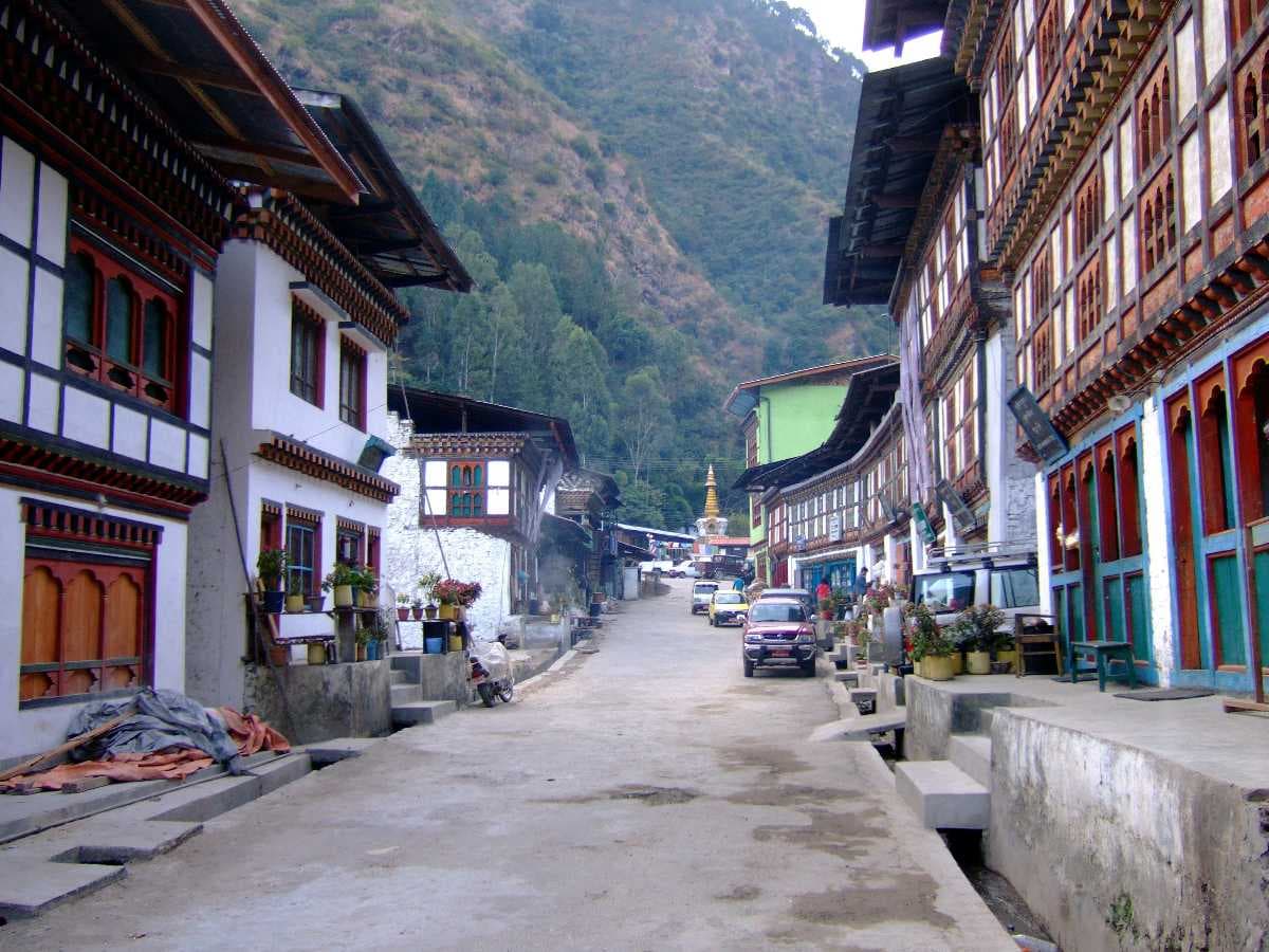 Scenic View of Trashigang Town