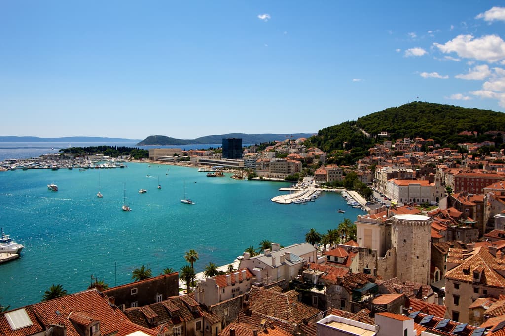 Split travel image