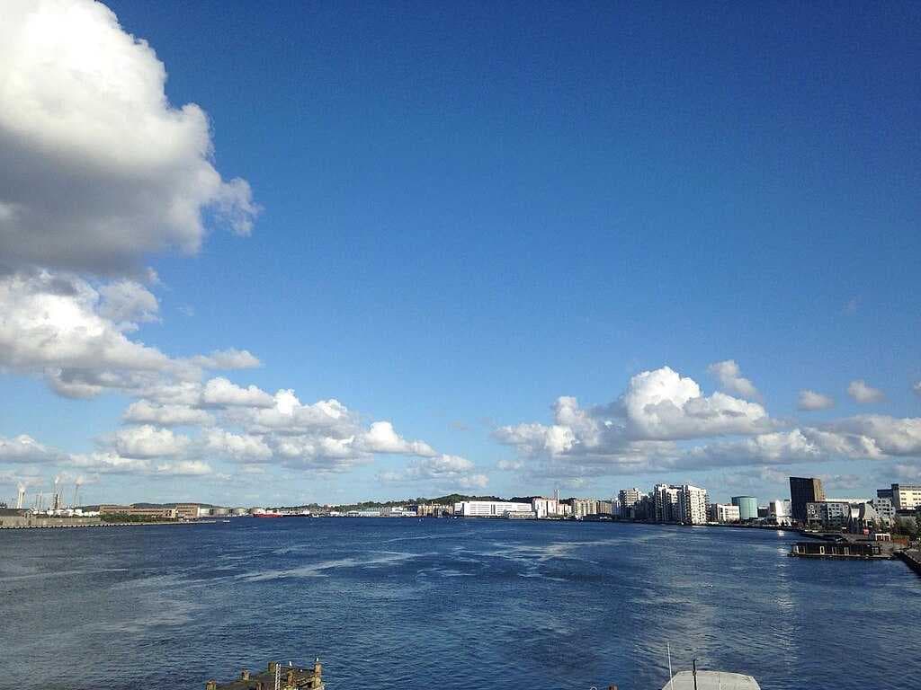 Limfjorden as seen during a sunny autumn day (2019).