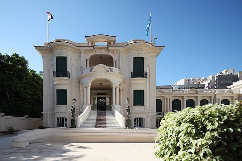 Royal Jewelery Museum of Alexandria which is famous for its magnificent collection of ornaments, antiques, and jewellery worn by the Egyptian royal family