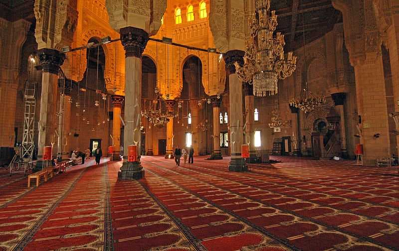 Abu al-Abbas al-Mursi Mosque from the inside