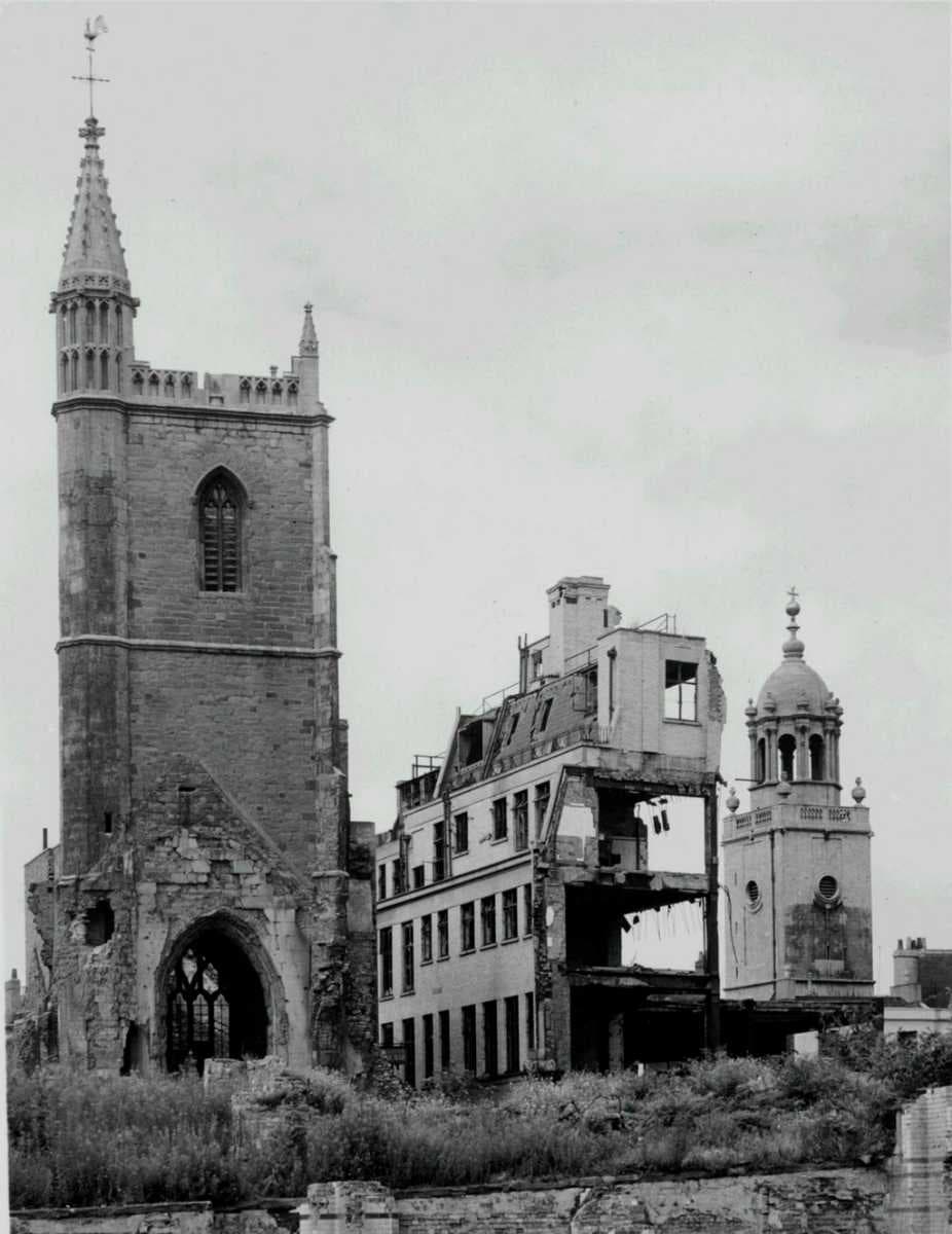 St Mary le Port Church, destroyed on 24 November 1940