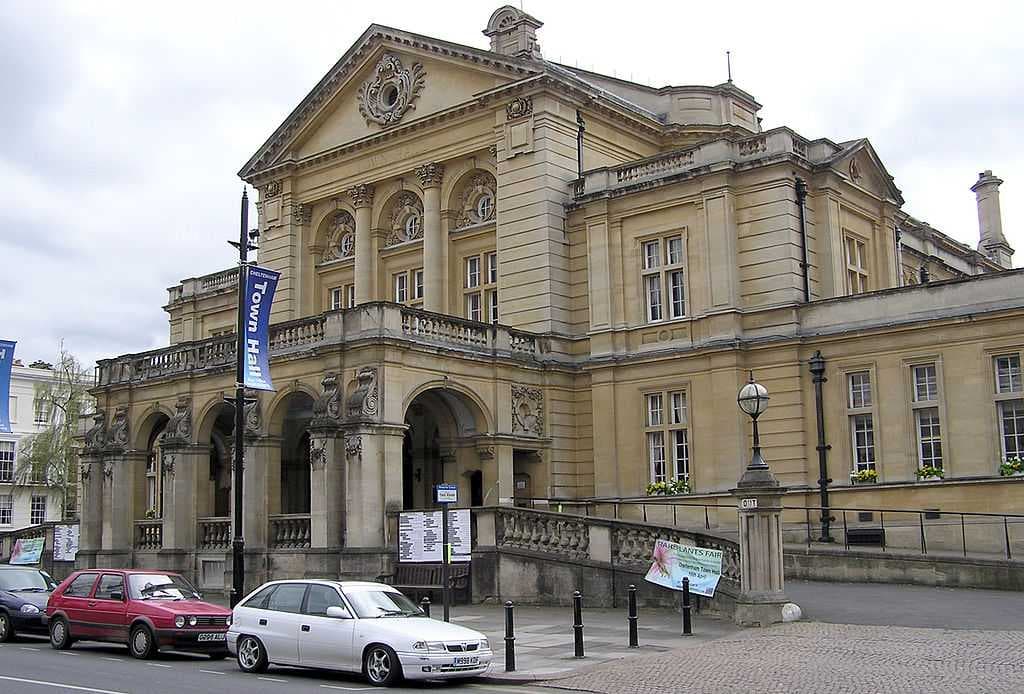 Cheltenham Town Hall, erected in 1902 to commemorate the coronation of King Edward VII and Queen Alexandra