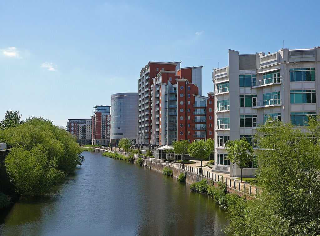 River Aire in Leeds