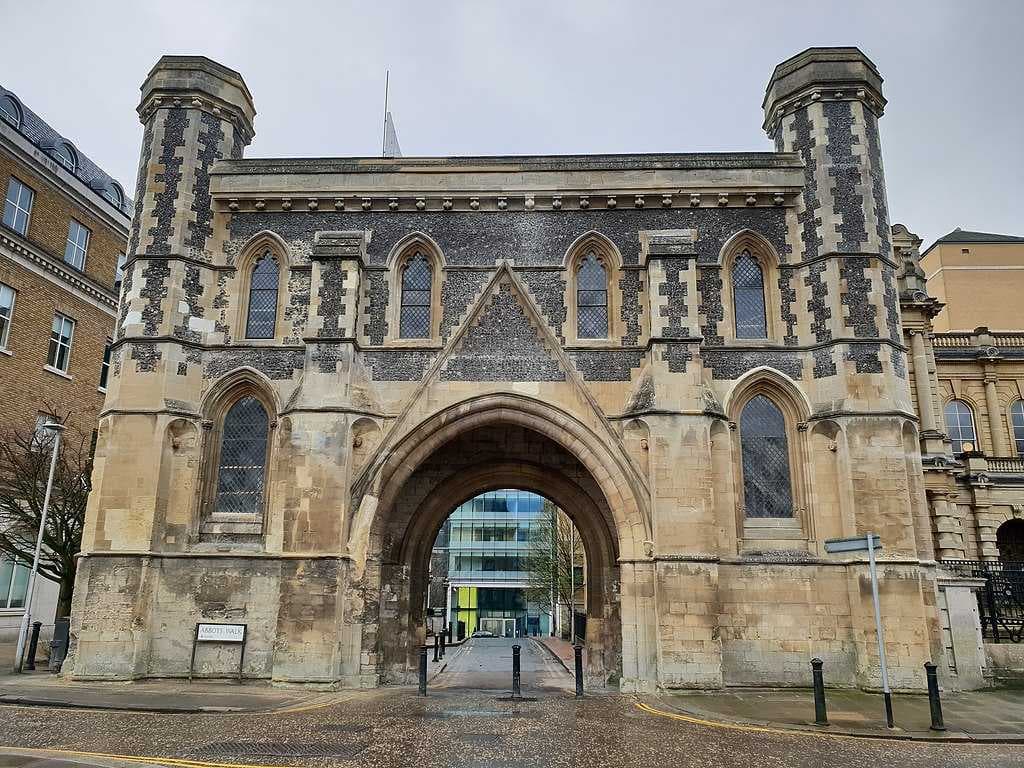 The gateway as restored in 2018