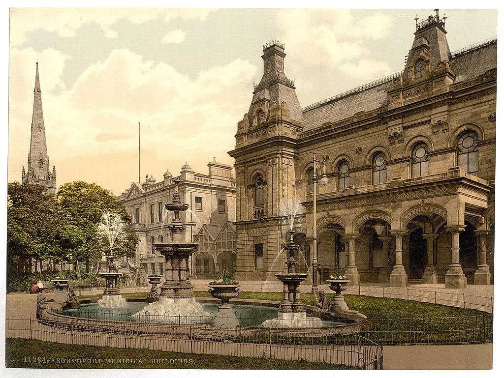 Municipal buildings, Southport, England, ca. 1890 - 1900