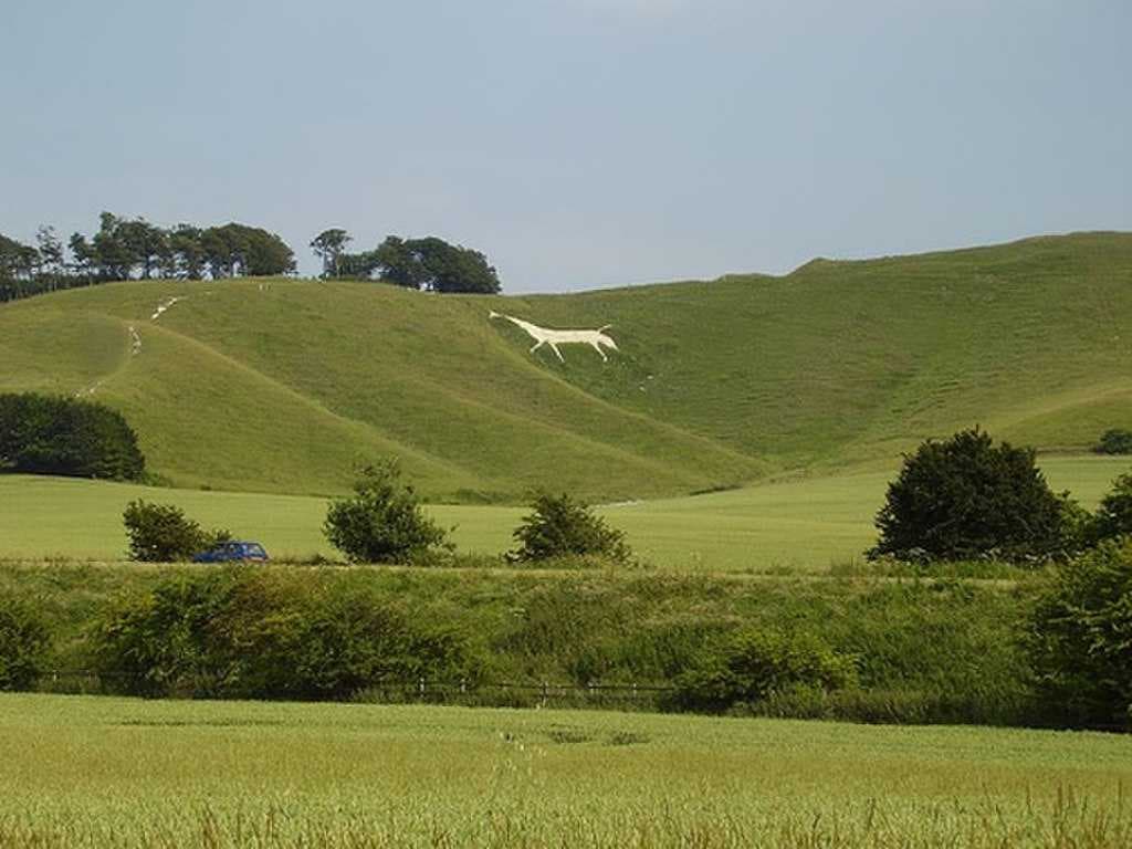 Cherhill White Horse, east of Calne
