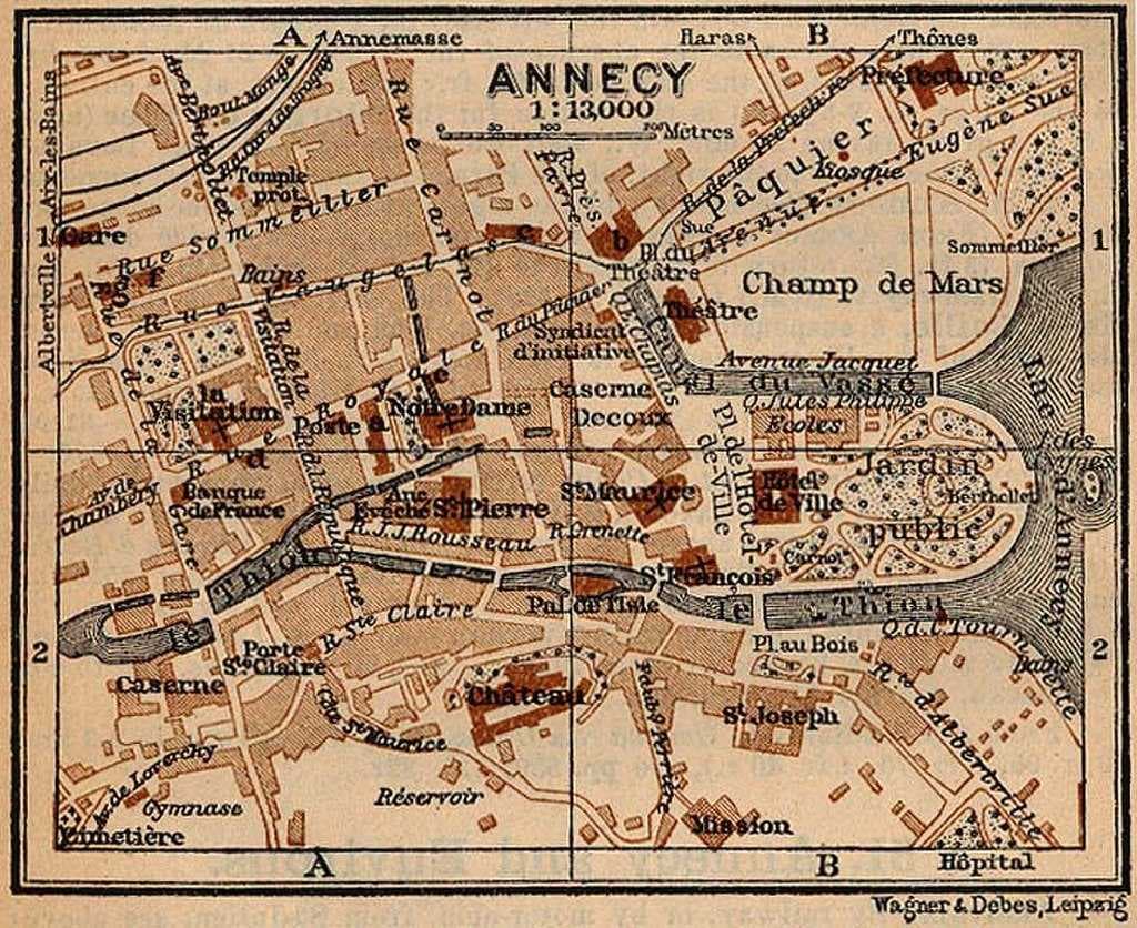 1914 map, French edition