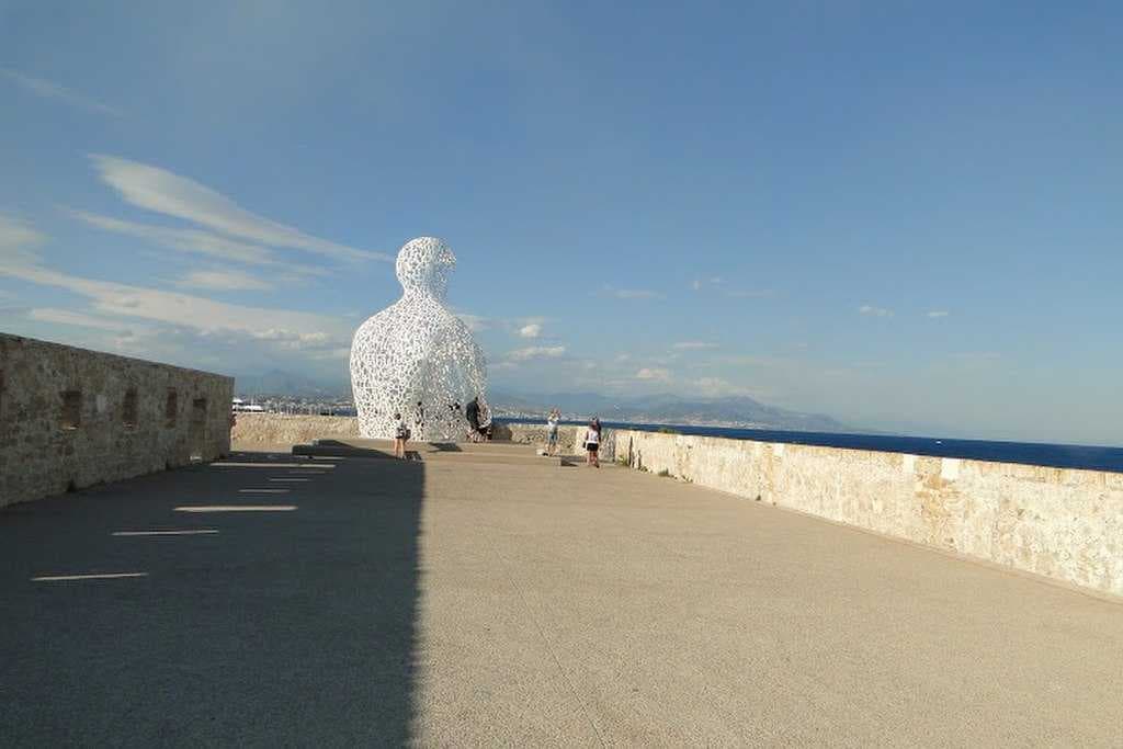 Le Nomade, by Jaume Plensa, Bastion St-Jaume, Antibes
