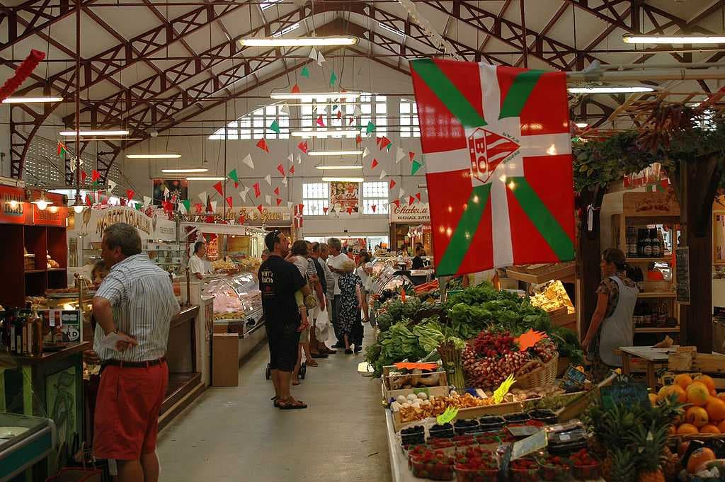 Biarritz market.