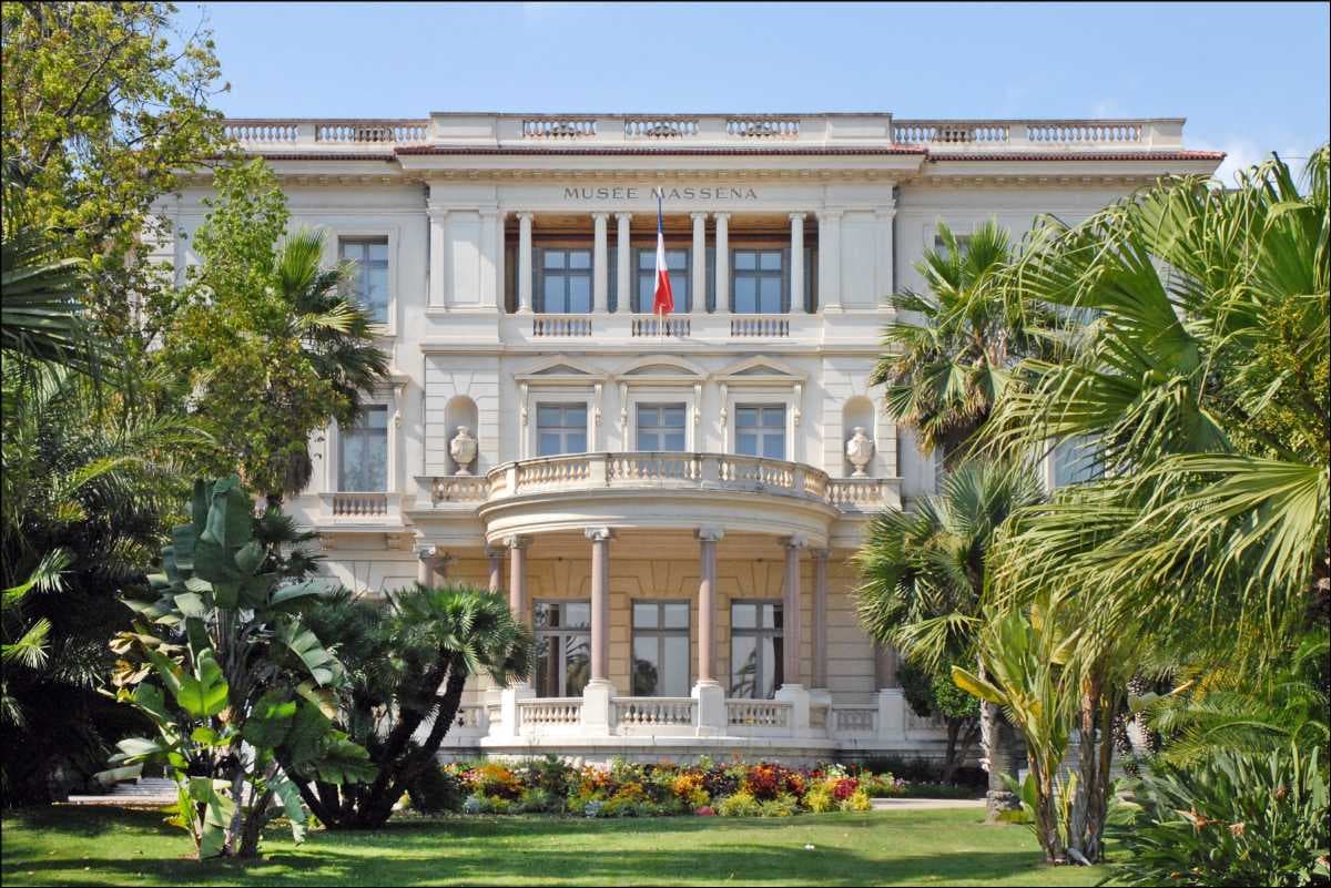 An image of the building of Musee Massena