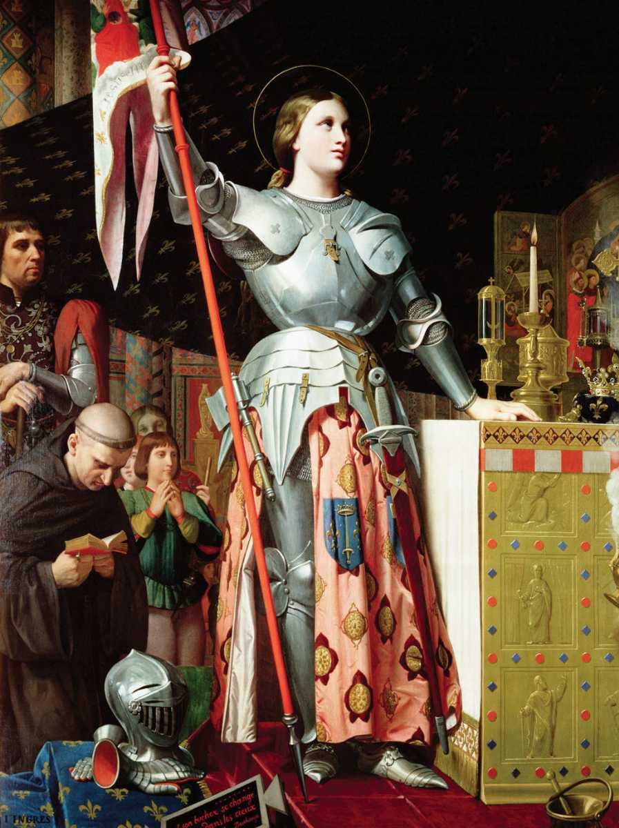 Jean-Auguste-Dominique Ingres, Joan of Arc at the Coronation of Charles VII, 1854 (Louvre)