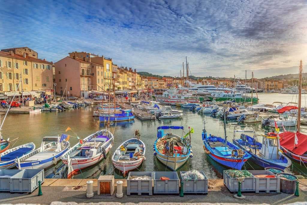Saint Tropez Port view