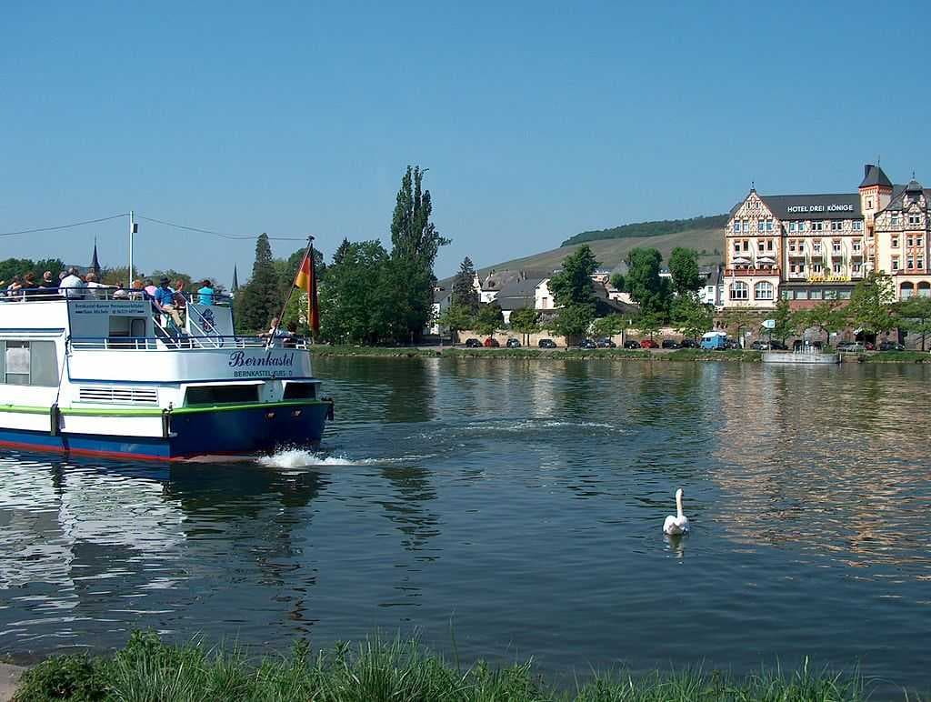 The Moselle near Bernkastel-Kues.