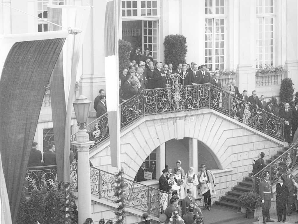 French president Charles de Gaulle on state visit to Bonn (1962), the capital of West Germany until German reunification