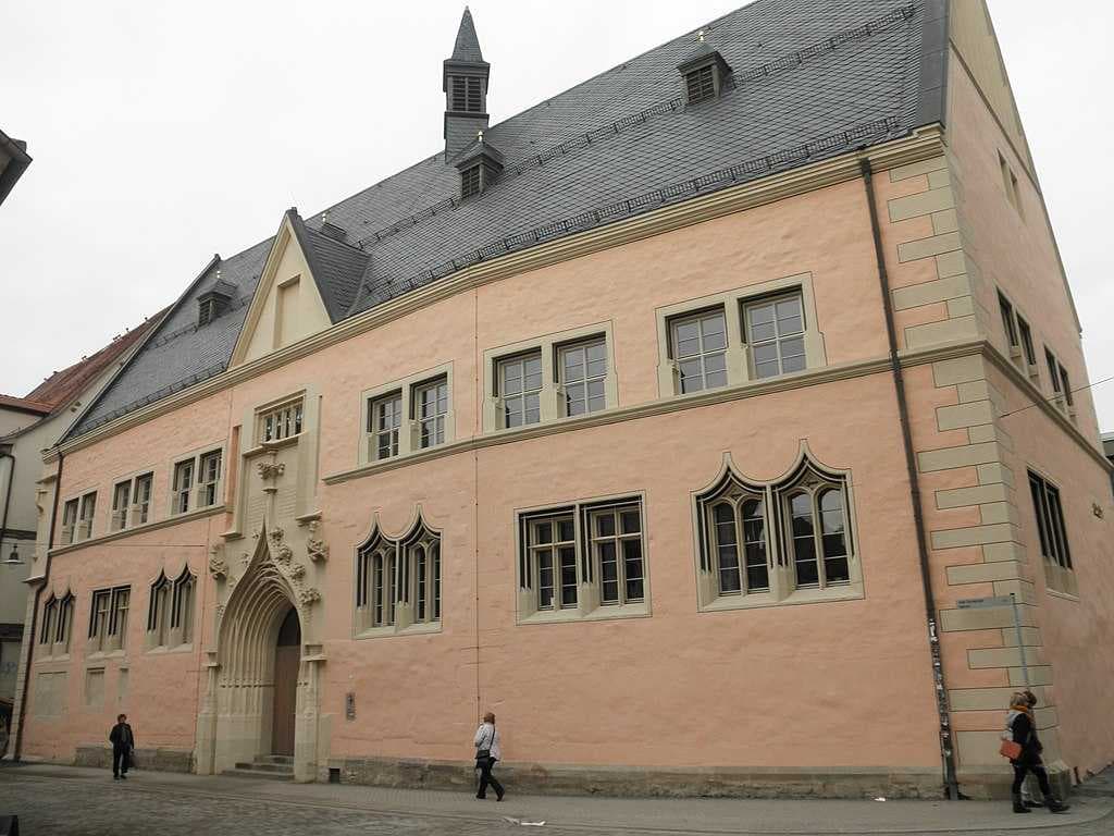 Collegium maius building of the old University of Erfurt (1392)