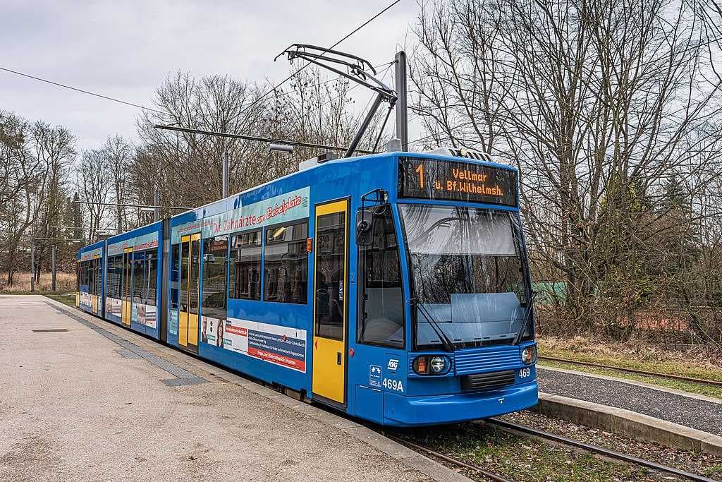 A tram in Kassel