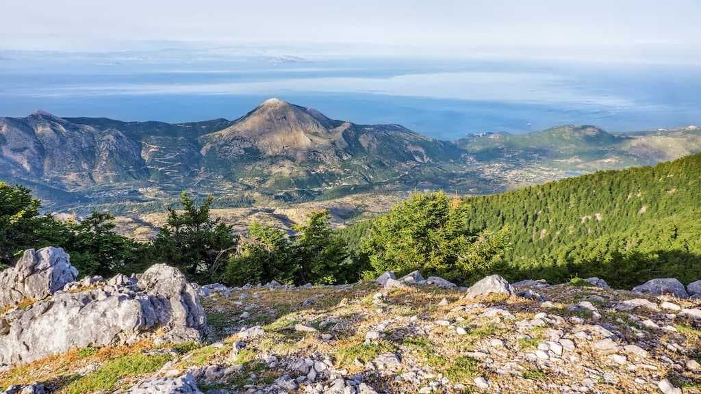Ainos National Park is the only national park on any of the Greek Islands located on the southwest coast of Kefalonia