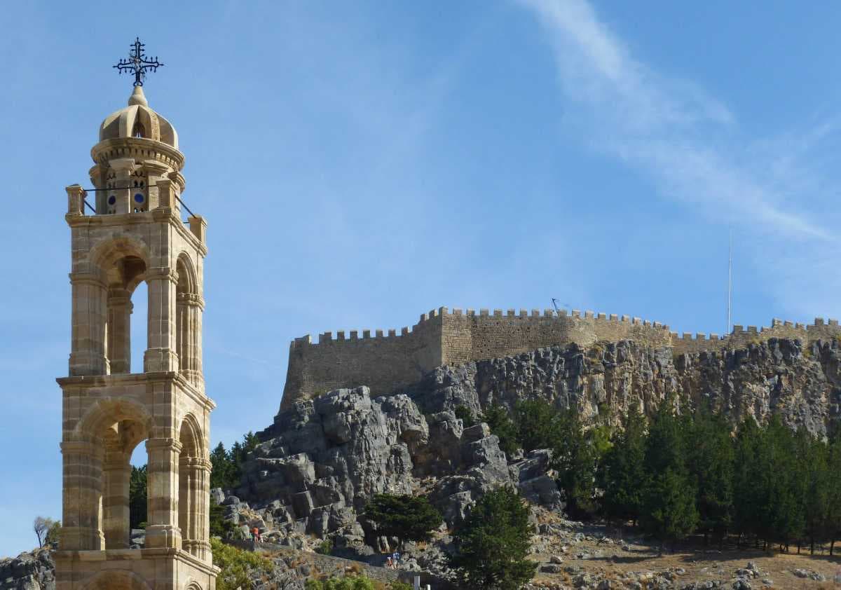 Church of Panagia from the beach