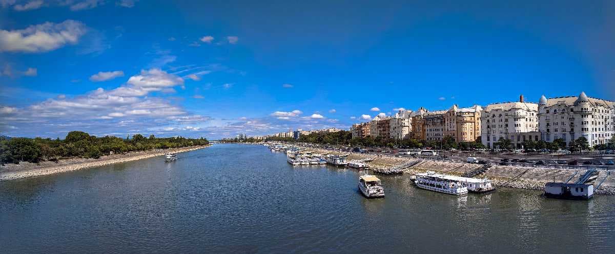 Panoramic View of Danube River