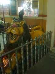 Lion at Bilai Mata Mandir