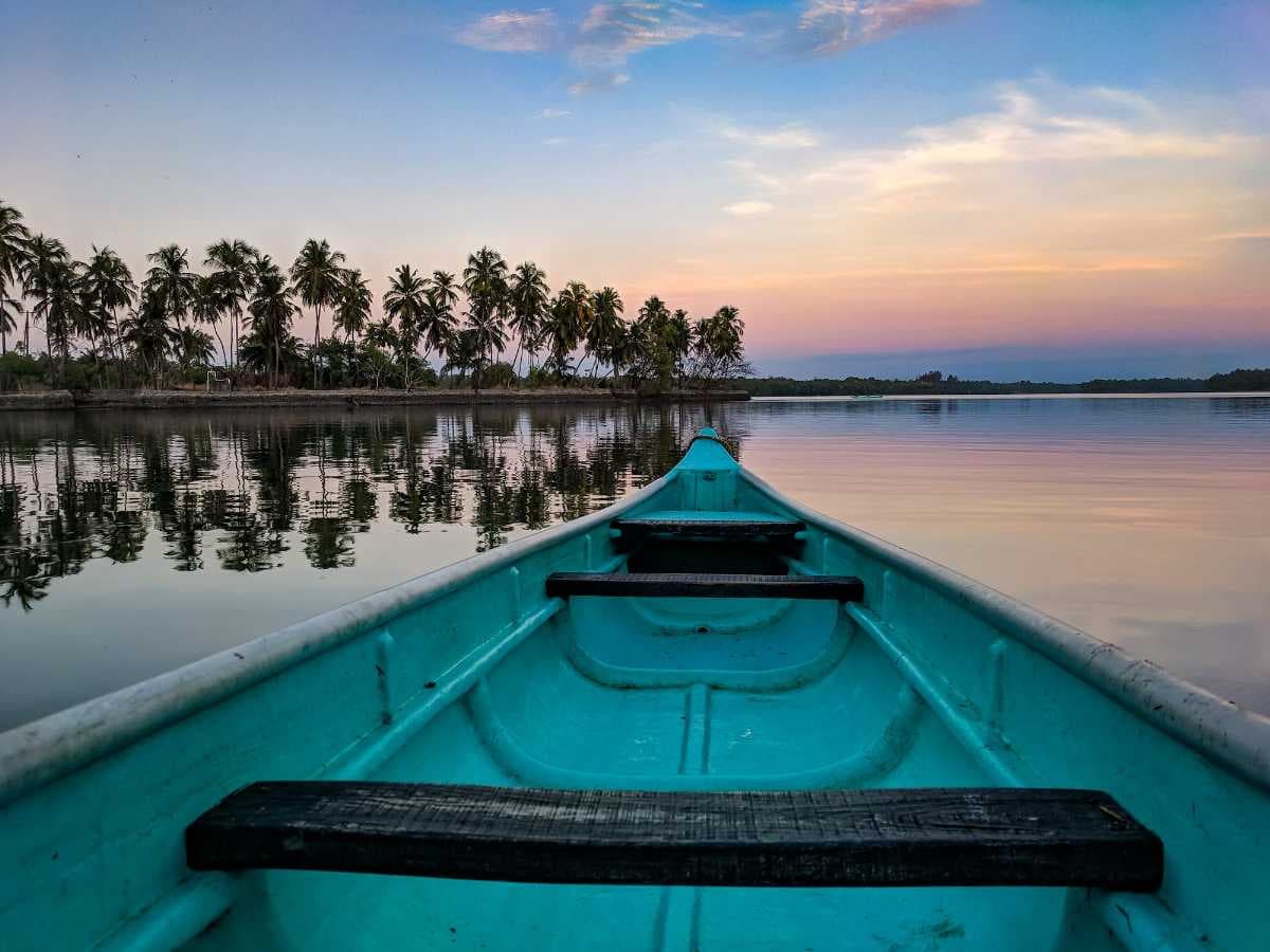 Boating at Thanneermukkom Bund