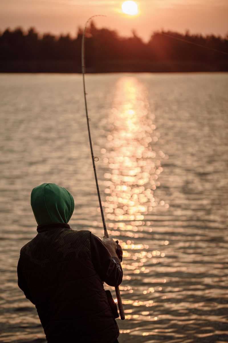 Fishing at Thanneermukkom Bund