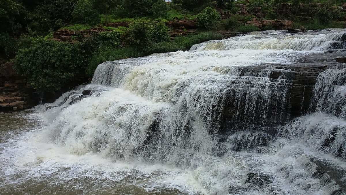 Scenic View of Kothapally Waterfalls Near Araku Valley