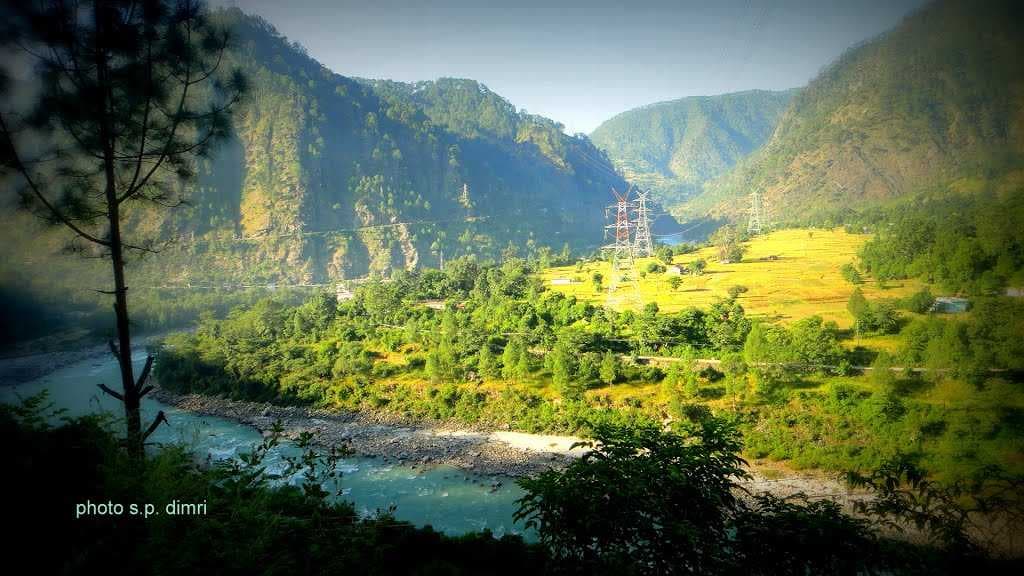 Nandaprayag - a confluence of two rivers Nandakini and Alaknanda