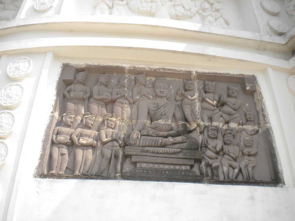 Relief work,Dhauli shanti stupa,Orissa