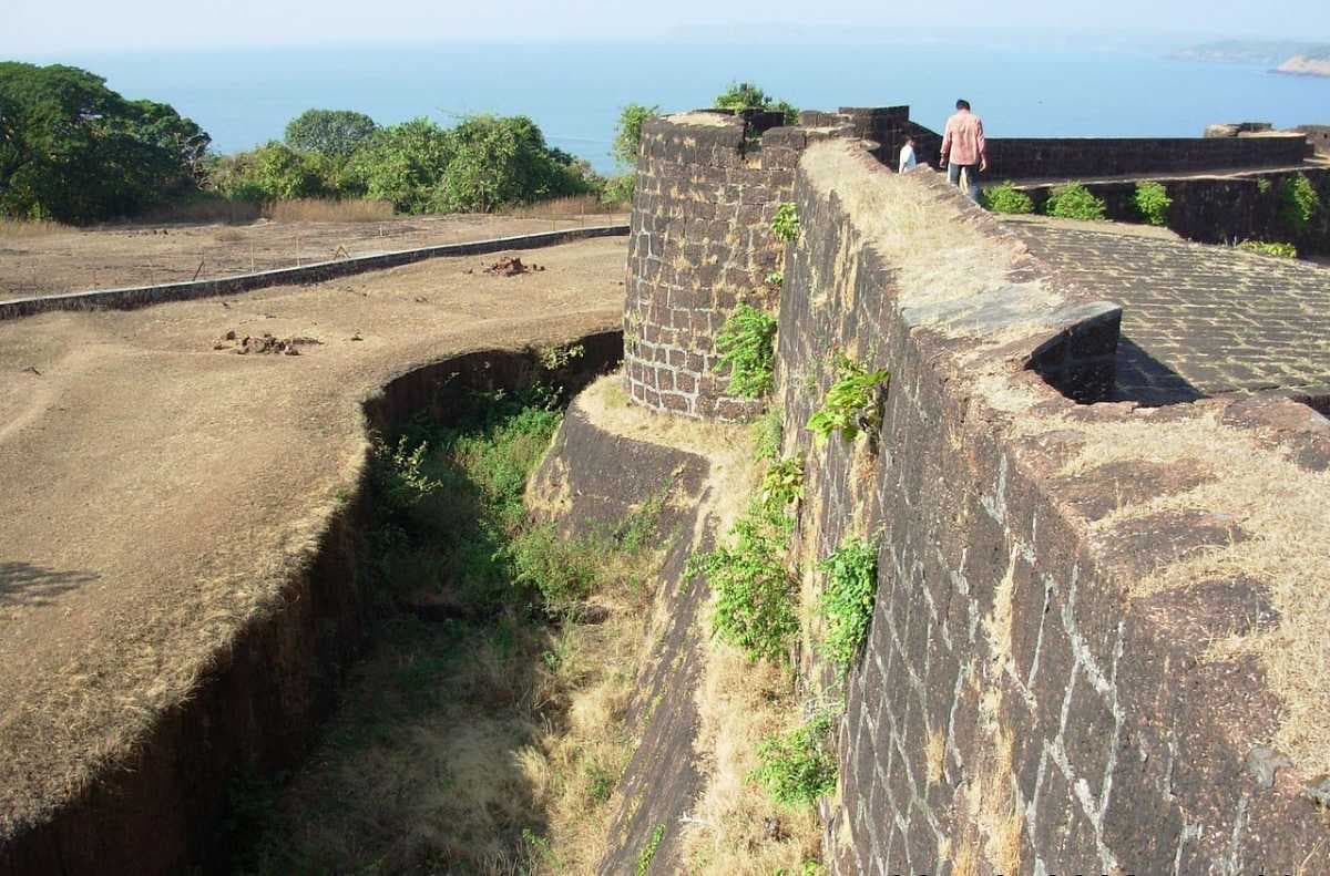 Outerwalls of the Historic Jaigad Fort