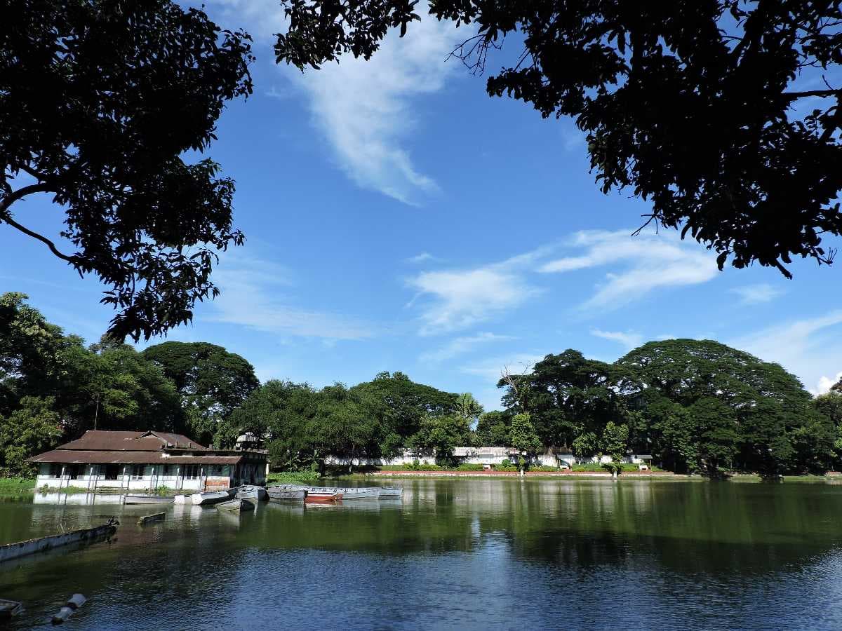Dighalipukhuri - Rectangular Shaped Man-Made Pond in Guwahati, Assam