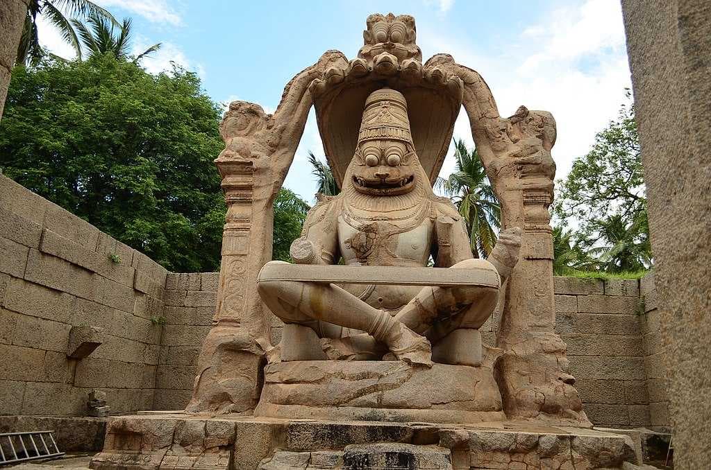 Narasimha Swamy Statue in Hampi