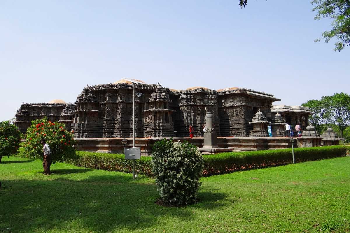 Garden Place at Hoysaleshwara Temple