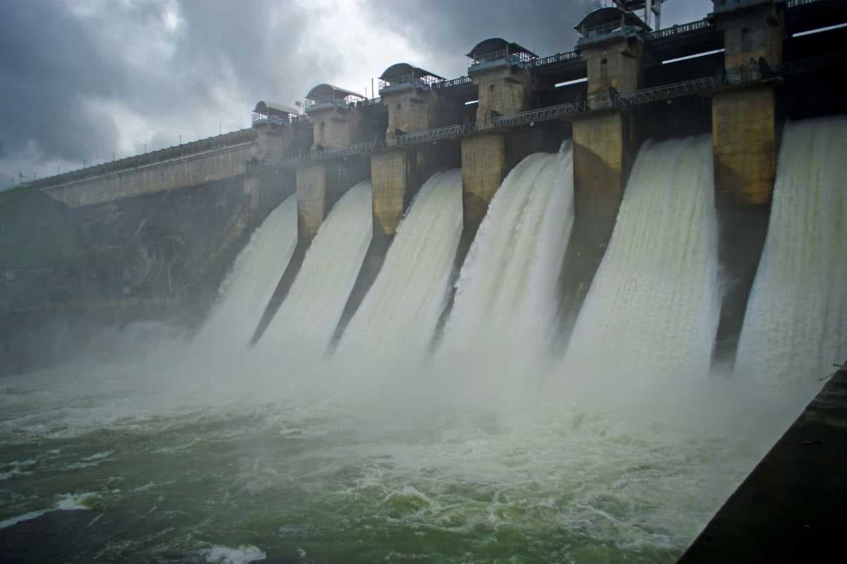 All the 4 Gates Opened at Hemavathi Reservoir