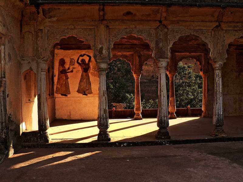 Interior View of Orchha Fort Complex, Jhansi
