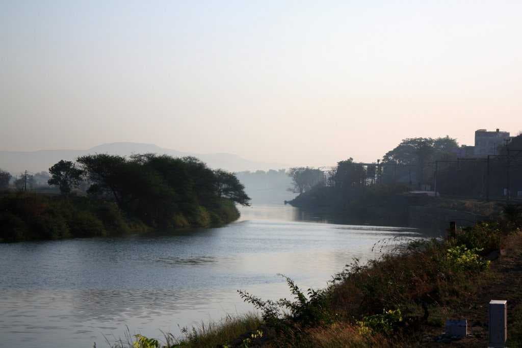 Indrayani River - Looking towards Khamshet Station