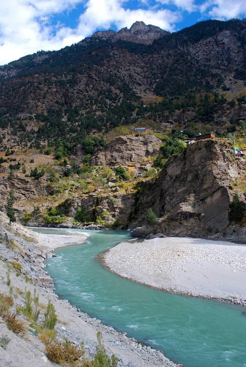 Sutlej River in Kinnaur Valley, Himachal Pradesh