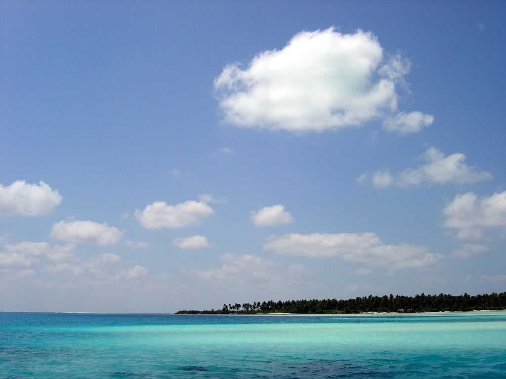 Bangaram Island is the largest island in the Bangaram Atoll located at an elevation of 3 feet