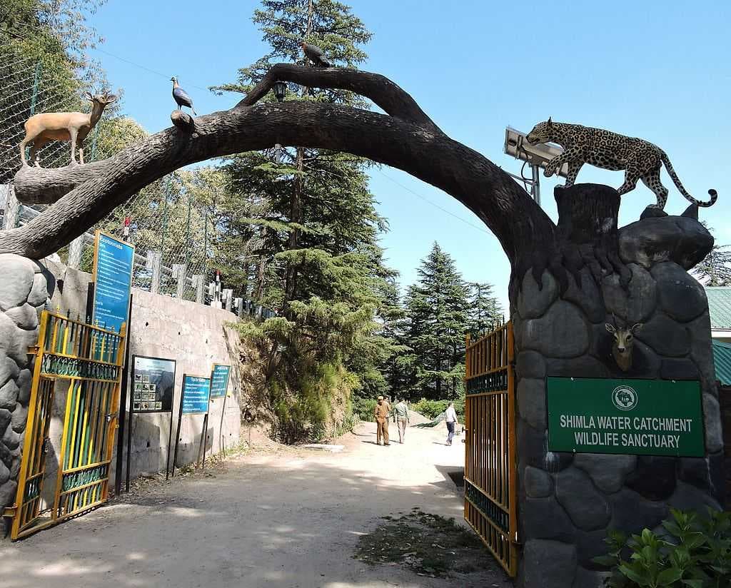 Entrance, Shimla Water Catchment Wildlife Sanctuary, Himachal Pardes, India