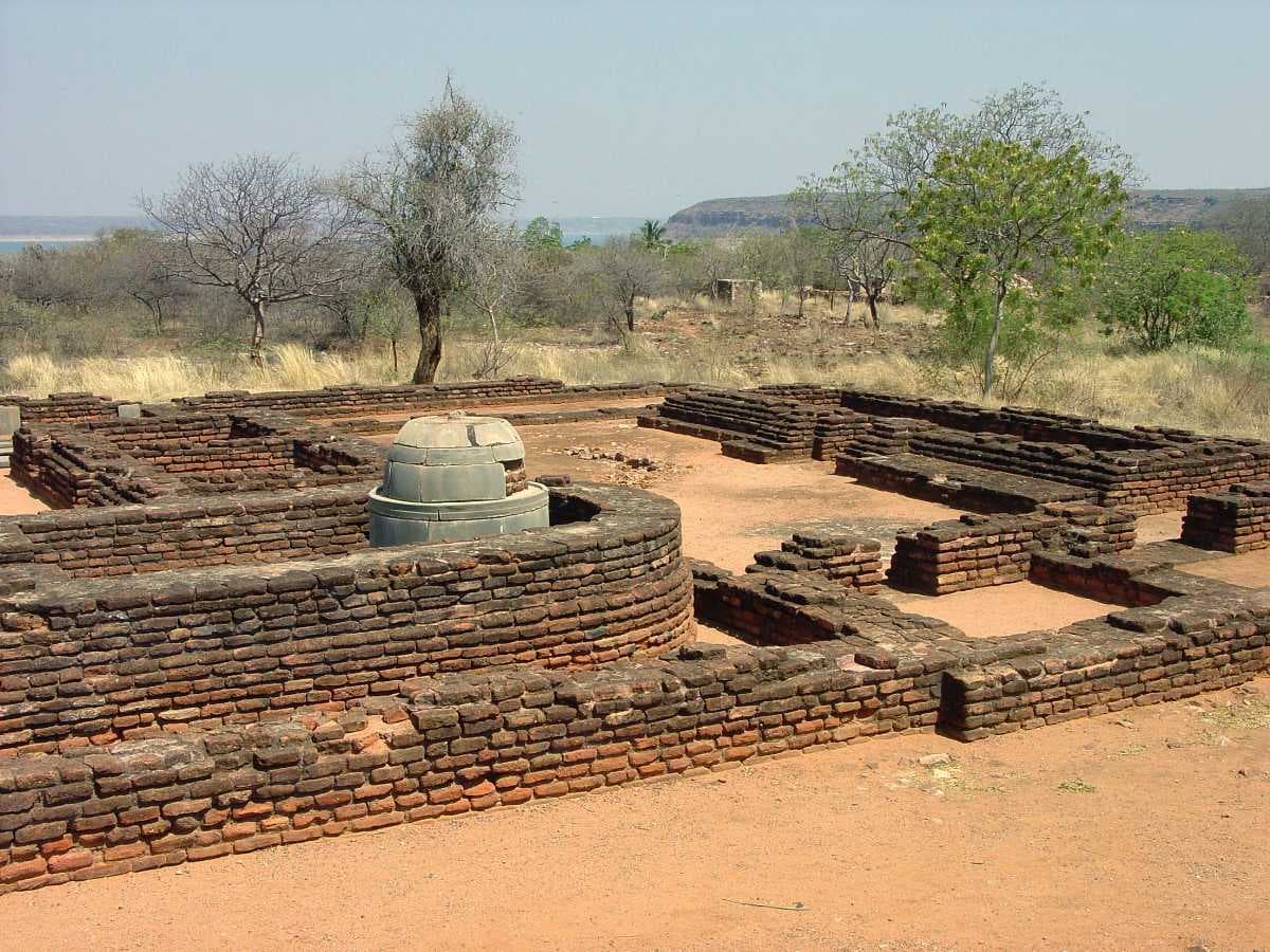Ruins of the Historic Buddhist Site in Nagarjunakonda