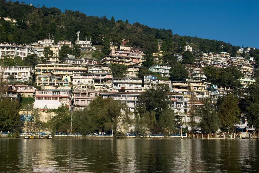 A View of the Town of Nainital