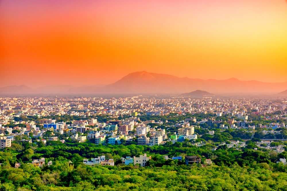 Amazing Skyline View of Nellore City, Andhra Pradesh