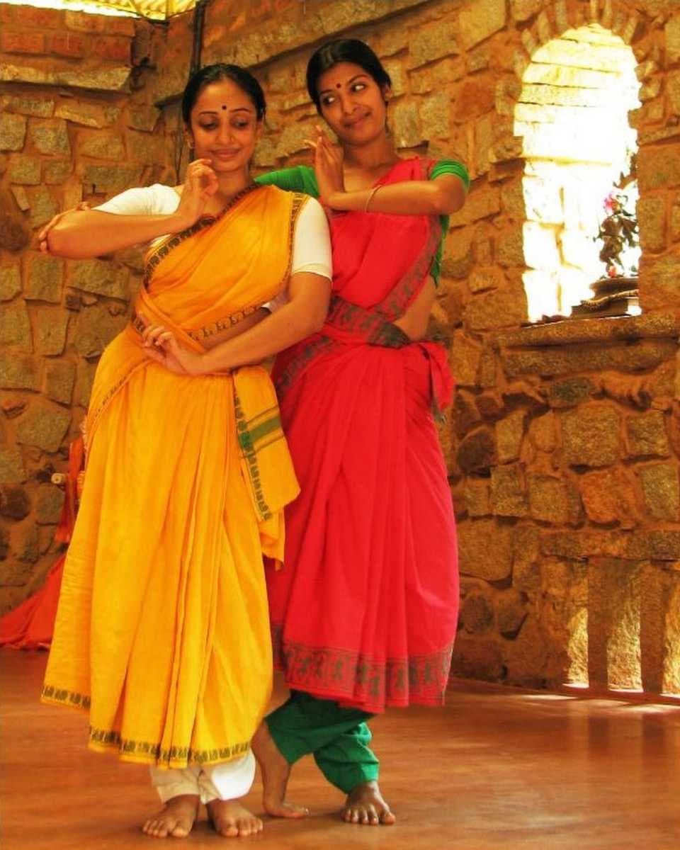 Classical Dancers at Nrityagram.