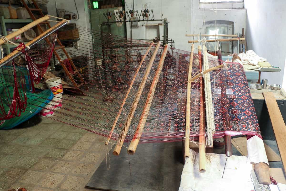 Hand-woven Patola Sarees Famous in Patan, Gujarat