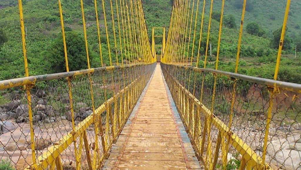 The Hanging Bridge in Chekaguda