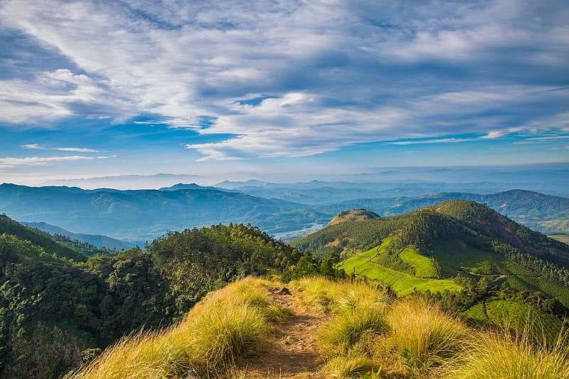 The view from the Kolukkumalai Peak